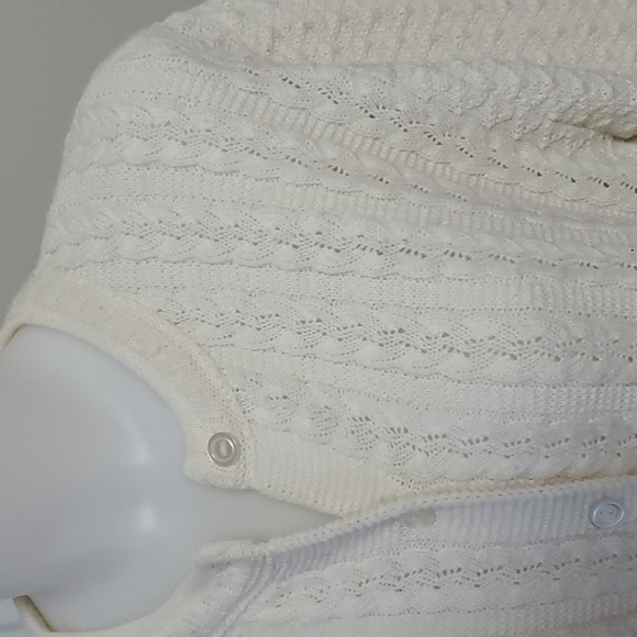 Vintage 100% acrylic knit cardigan - Size Large - Picture 3 of 6